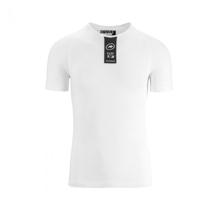 Assos Термомайка без рукавов унисекс Skinfoil Ss Summer Base Layer Holy White